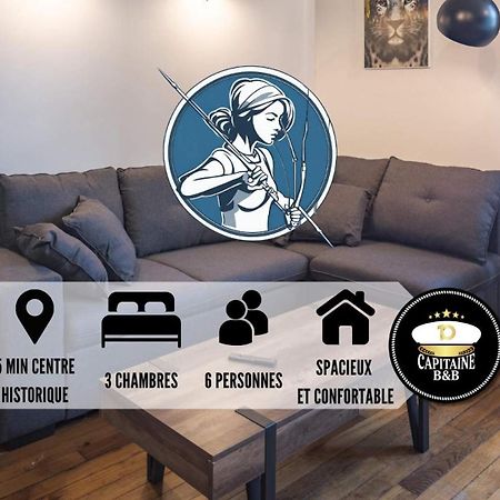 Apartamento Le Logis De L'Arc - 5Min Hypercentre - Max 6 Personnes Troyes Exterior foto